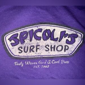 Purple “Spicoli's Surf Shop” T-Shirt